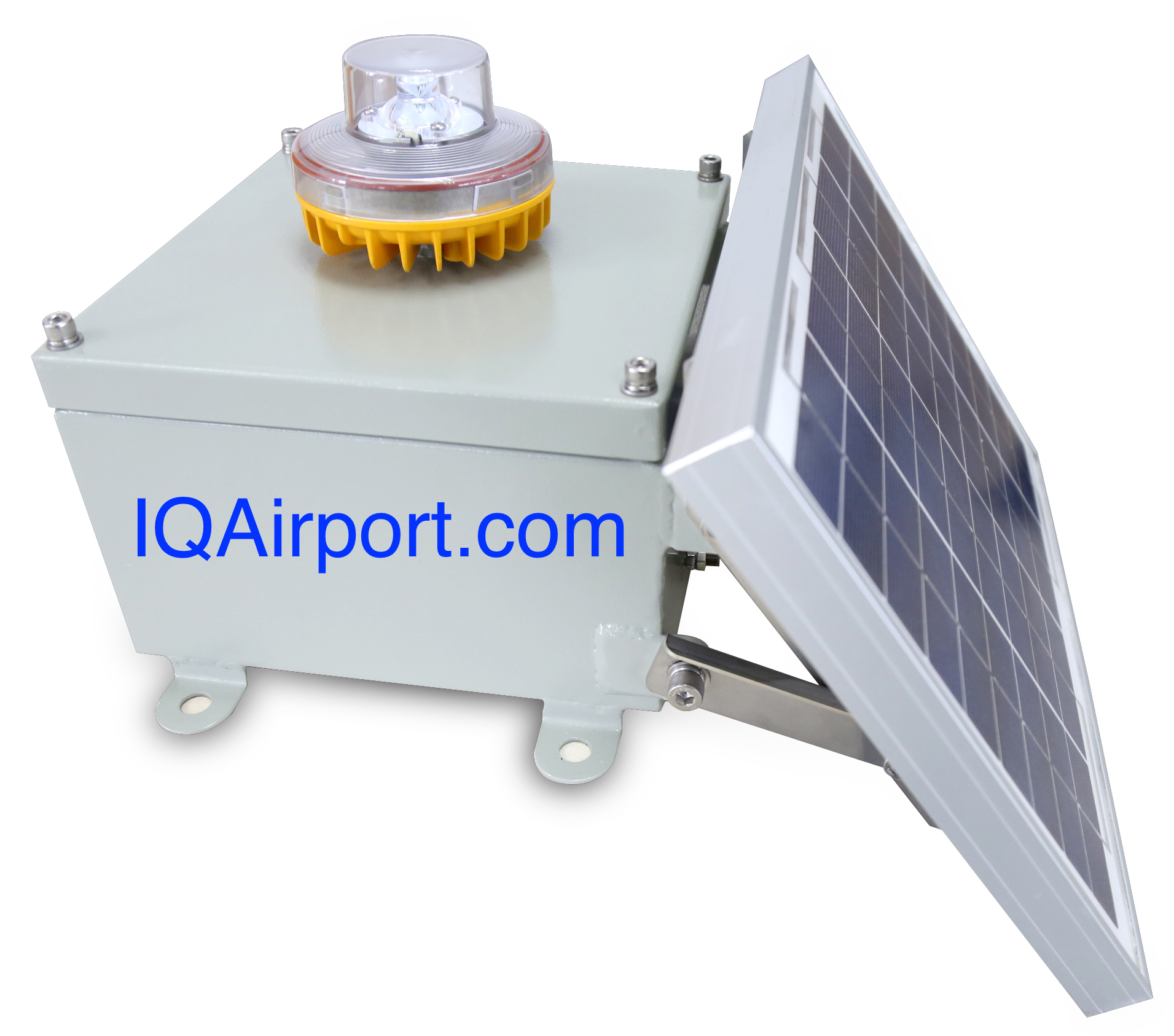 IQAirport.com Low Intensity Solar Aviation Obstruction Light