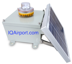 IQAirport.com Low Intensity Solar Aviation Obstruction Light : Low Intensity Solar Aviation Obstruction Light, Obstruction Lights, FAA Obstruction Tower Lighting, Tower Obstruction Lights, Aircraft Warning Lights Towers‎, Low intensity solar obstruction light for marking Towers (Telecom, GSM), Smokestacks (heat-engine plant, coking plant, chemical plant etc), Buildings, Port devise, Construction machinery, wind power generator etc for air traffic warning