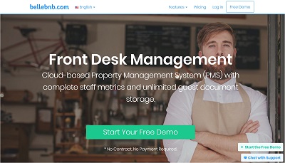 Bellebnb.com Hotel FrontDesk Management Software : Hotel FrontDesk Management Software