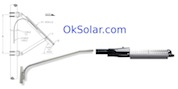 OkSolar.com Solar Security Lighting 70 Watts LED : Solar Parking Lot Lighting 70 Watts Solar LED Lighting. Solar Lighting, Solar Street Lights