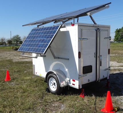 OkSolar.com Solar Trailer Generator for Refugees Camps : Solar Trailers, Solar Trailer Generator for Refugees Camps. Used Through Out The United States and World wide by FEMA Federal Emergency Management Agency, DHS Department of Homeland Security, Disaster Recovery Efforts, Red Cross Disaster Relief, Disaster Preparedness & Recovery.