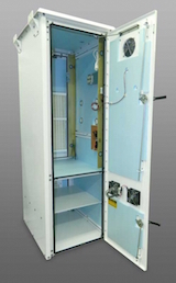 OkSolar.com Nema Outdoor Wireless Racking Cabinet Enclosure for 4G, LTE, OTN, Outside Plant Direct Air Cooled, Dual Battery Compartment : Nema Outdoor Wireless Racking Cabinet Enclosure for 4G, LTE, OTN, Outside Plant (OSP), CATV, Wireless, Direct Air Cooled