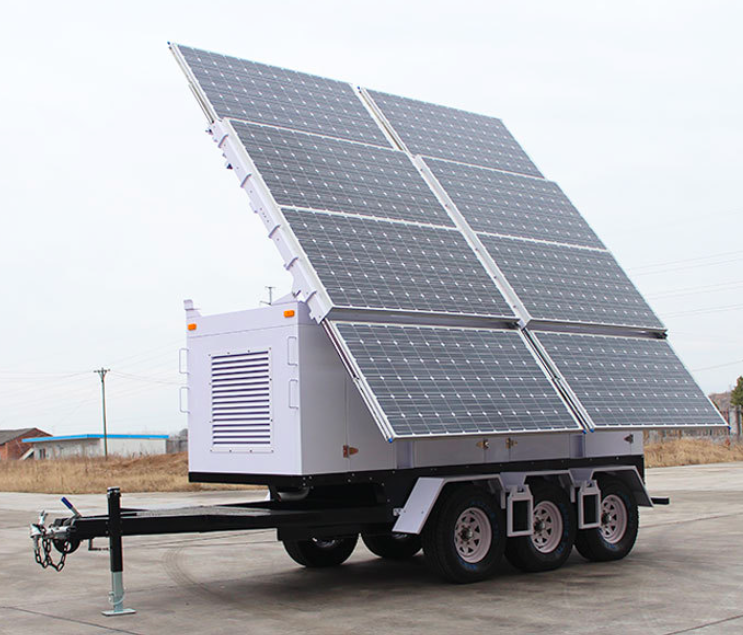 IQMilitary.com Military Solar Trailer for War Zone Military Solar Generators
