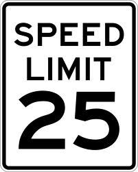 IQTraffiControl.com Speed Limit Signs 25