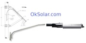 OkSolar.com Bullet Proof Solar Street Lighting 140 Watts LED : Military Bullet Proof Solar Street Light 140 Watts LED Solar Lighting, Solar Street Lights