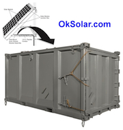 OkSolar.com Solar Light Tower Quadcon Containers : Solar Light Tower Quadcon Containers Solar Trailers, Solar Trailer Solar Light Tower Quadcon Containers. Used Through Out The United States and World wide by FEMA Federal Emergency Management Agency, DHS Department of Homeland Security, Disaster Recovery Efforts, Red Cross Disaster Relief, Disaster Preparedness & Recovery.