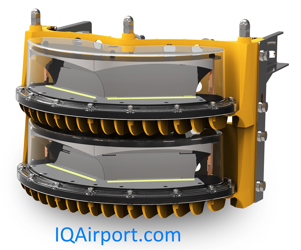 IQAirport.com High Intensity Obstruction Light 2 Layer FAA or ICAO 120VAC, 230VAC, 48DC