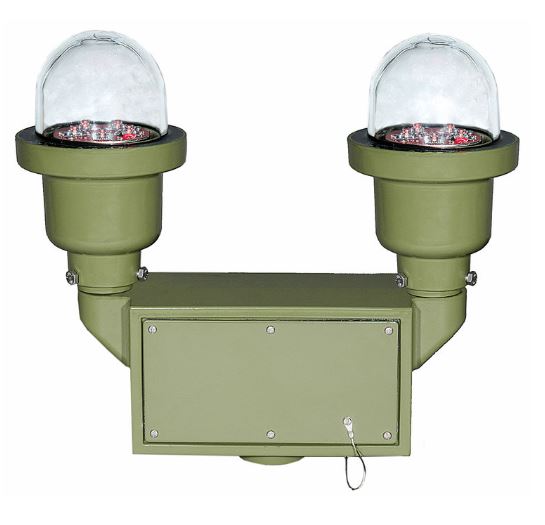 IQAirport.com Tactical Military Obstruction Light Infrared : Tactical - Military Obstruction Light - Infrared Head or Visible Color - Obstruction Light Infrared