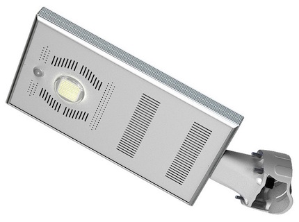 OkSolar.com Solar Parking Lot Lighting Self Contained 2200 Lumens - 20 Watts Hight Brightness LED